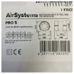 AirSystems PRO-5 Axial In-Line Fan 18W 230V IP24 White product image