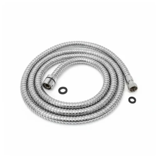 Guiseppe 3/8 inch - 1/2 Inch 200cm Stainless Steel Shower Hose 7583.03OC product image