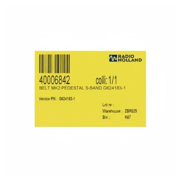Gates MK2 Pedestal S-Band Belt - G624183-1 product image