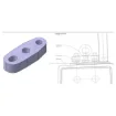 Hanse Yachts Dehler 30 OD Hoist Plate - MET1468 product image