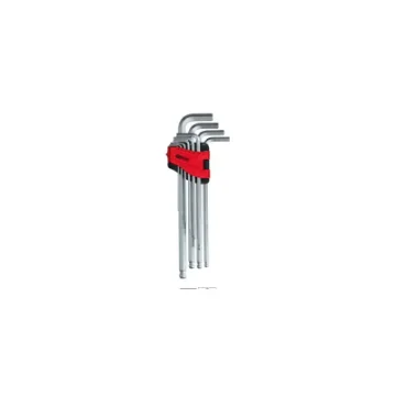 Set of 10 Extra-Long Hexagon Ball-End Allen Keys Ks Tools 1/16 To 3/8 product image