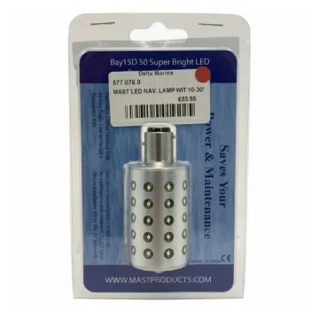 LED Navigation lamp 10-30V 3.5W BAY15D White product image