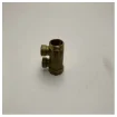 Durable 1/2 Inch Brass Dual Outlet Collector for Marine Cooling and Heating Systems product image