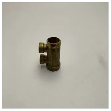 Durable 1/2 Inch Brass Dual Outlet Collector for Marine Cooling and Heating Systems product image