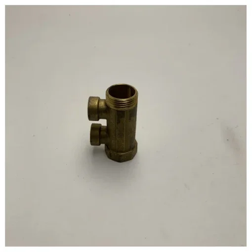 Durable 1/2 Inch Brass Dual Outlet Collector for Marine Cooling and Heating Systems product image