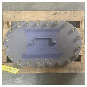 Steel Marine Manhole - Access Hatch FE510 UNI5046-1999 600 x 300 mm product image