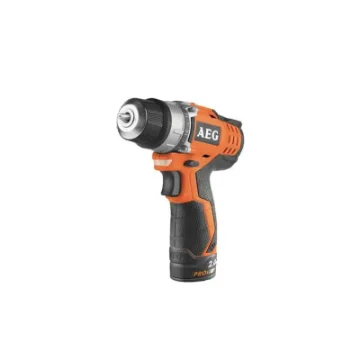 [Never Used] Aeg 12V Pro Lithium-Ion Drill/Driver - 2 Batteries 2.0Ah - 1 Charger 40mins - Bs12c2 LI-202B product image