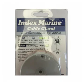 Index Marine SS5 Side Entry Cable Seal - Stainless Steel Cable Gland Yacht product image
