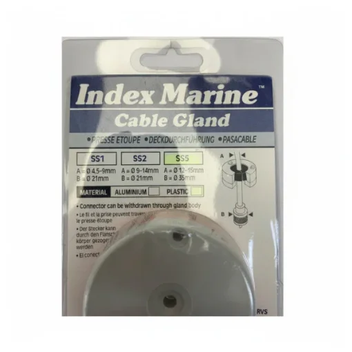 Index Marine SS5 Side Entry Cable Seal - Stainless Steel Cable Gland Yacht product image