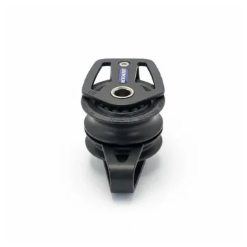 Lewmar HTX 60 mm Rigging Block Double with Becket - 29196005-HTX - Yacht Hardware product image