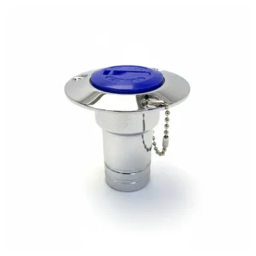 Chrome Deck Filler Cap for Water - Yacht Hardware - 45-38-19 product image