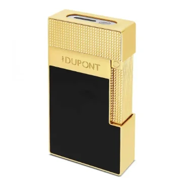 St Dupont Biggy Luxury Table Lighter Black and Gold product image