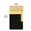 St Dupont Biggy Luxury Table Lighter Black and Gold product image