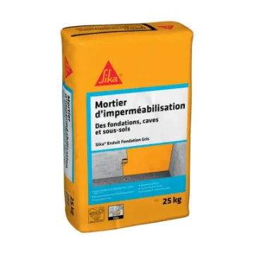 Sika Waterproofing Mortar Foundation - Grey - 25kg product image