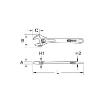 30" Adjustable Wrench 91 Mm Ks Tools - 517.0930 product image