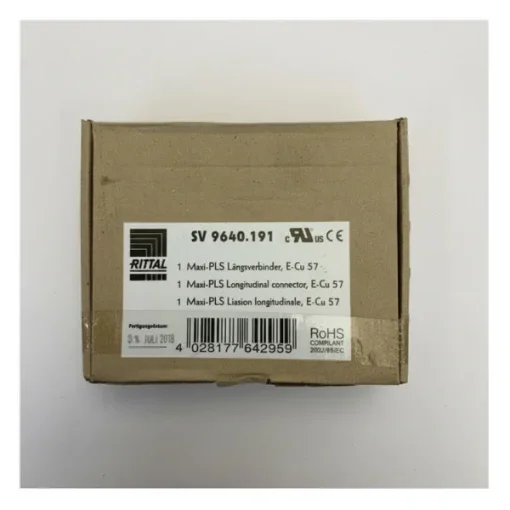 Rittal SV-9640-191 Rail Copper Connection Block - Copper Busbar Connector product image