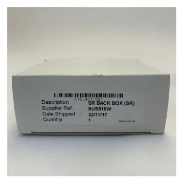 Tyco SUS516W Electric Flush Mount Box / Back Box for Manual Call Point product image