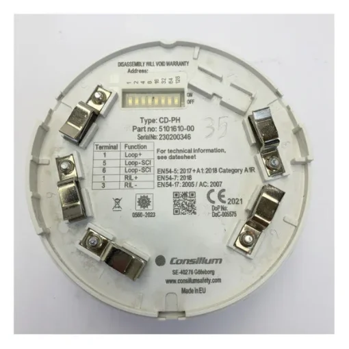 Consilium Salwico CD-PH Optical Smoke and Fire Detector White - 5101610-00 product image