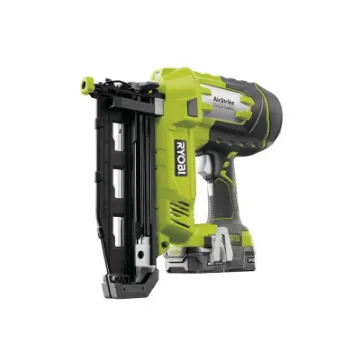 [Never Used] Ryobi 18V One+ Air Compressor Nail Gun - 1 X 18V 2.0Ah Battery - 1 Charger R18N16G-120S product image