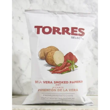 Picture of Torres De La Vera Hot Smoked Paprika Potato Chips 150g