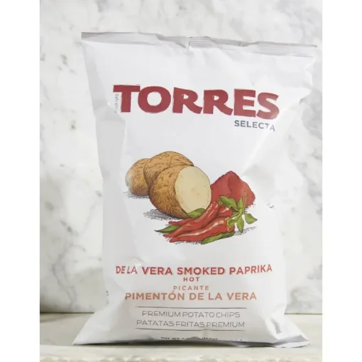 Picture of Torres De La Vera Hot Smoked Paprika Potato Chips 150g