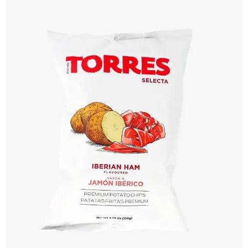 Picture of Torres Iberian Ham Flavoured Premium Potato Chips 150g