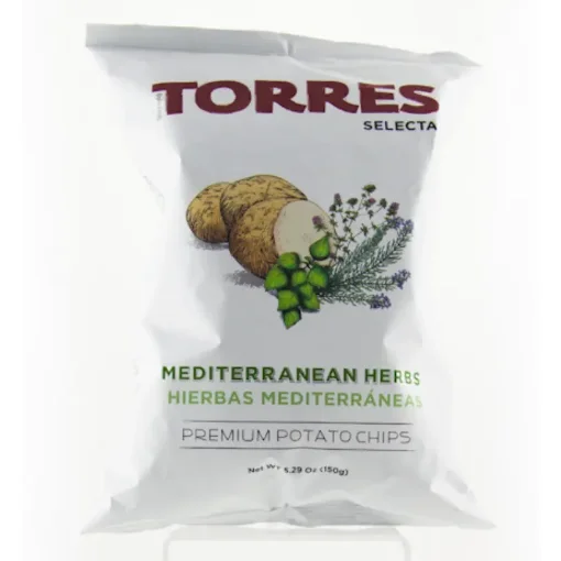 Picture of Torres Selecta Mediterranean Herbs Premium Potato Chips 150g
