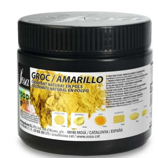 Picture of YELLOW FOOD COLOURING SOSA - 200GR