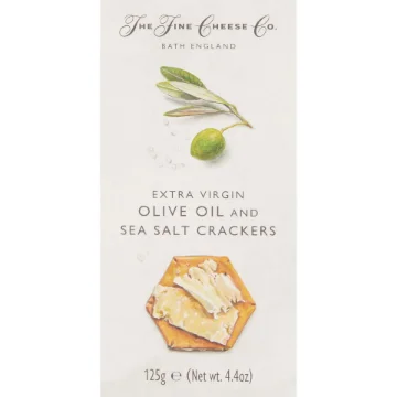 Picture of The Fine Cheese Co. Extra Virgin Olive Oil & Sea Salt Crackers 125g
