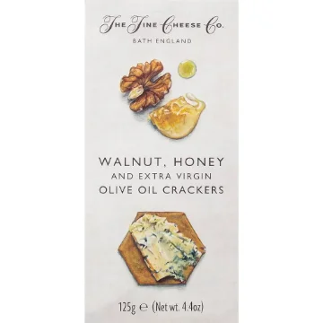 Picture of The Fine Cheese Co. Walnut, Honey & Extra Virgin Olive Oil Crackers 125g