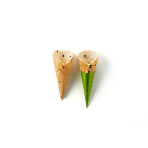 Picture of Mini Black Sesame Cones - 70 Pieces