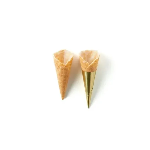 Picture of MINI CORNETS VANILLE - 70PC MINI CONES VANILLE - 70PC