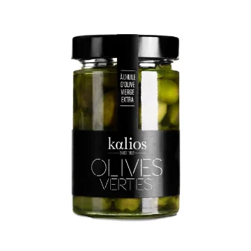 Picture of Green Olives in Extra Virgin Olive Oil - 310g