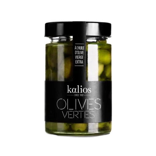 Picture of Green Olives in Extra Virgin Olive Oil - 310g