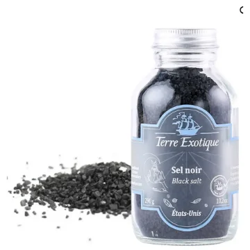 Picture of Terre Exotique Black Salt Crystals from Hawaii 290g