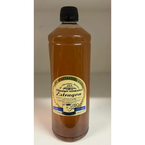 Picture of Delouis White Wine Vinegar with Fresh Tarragon, Artisanal Vinaigre