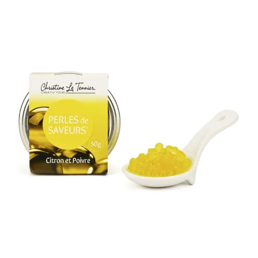 Picture of Lemon & Pepper Flavor Pearls by Christine Le Tennier