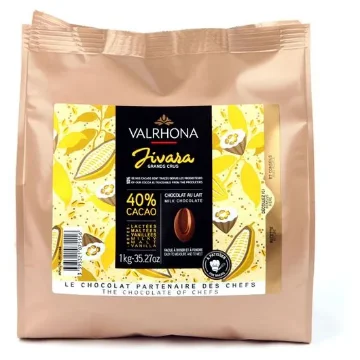 Picture of VALRHONA Jivara 40% Milk Chocolate 1kg