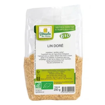 Picture of Organic Golden Flax Seeds 250 g