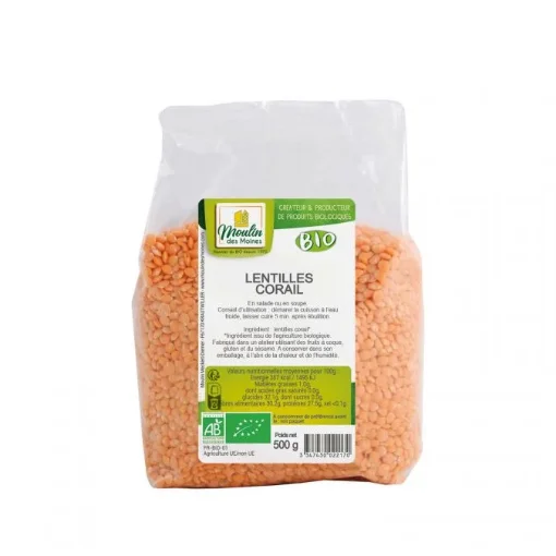 Picture of Organic Coral Lentils 500g