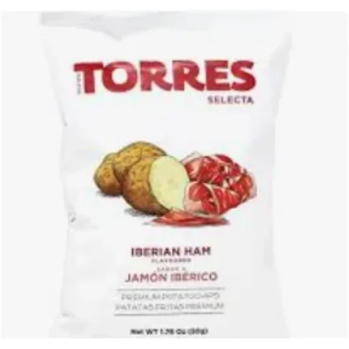 Picture of Torres Iberian Ham Flavoured Potato Chips 50g