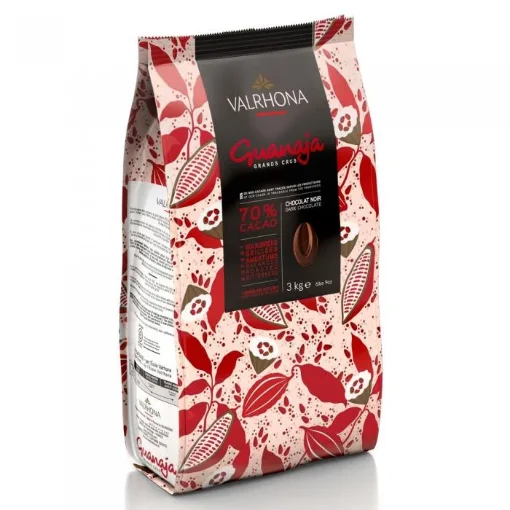 Picture of Valrhona Guanaja 70% Dark Chocolate Feves 3kg