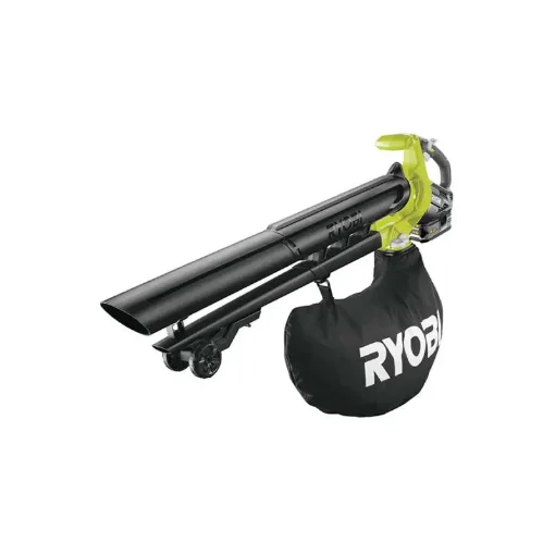 [Never Used] Ryobi 18V Lithiumplus Brushless Blower Vacuum Shredder - 1 X 5.0 Ah Battery - 1 X Fast Charger RBV1850 product image