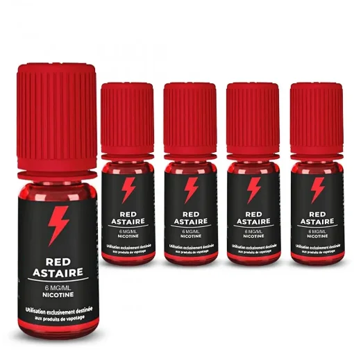 Batch of 5 Red Astaire T-Juice Eliquid 6 Mg product image