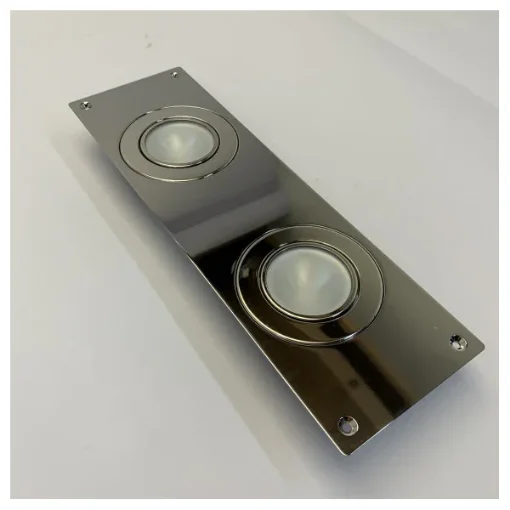 Quick Nikita Double LED Marine Downlight Spot 24V Warm White - FVASGMFP3243NK product image