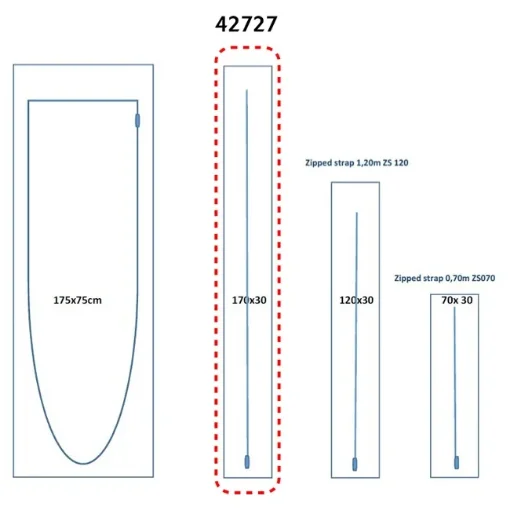 Picture of Guilbert Express - Zip door Cat. No. 42727 – (170 x 30 cm)