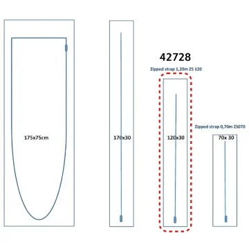 Picture of Guilbert Express - Zip door Cat. No. 42728 – (120 x 30 cm)