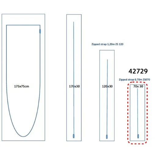 Picture of Guilbert Express - Zip door Cat. No. 42729 – (70 x 30 cm)