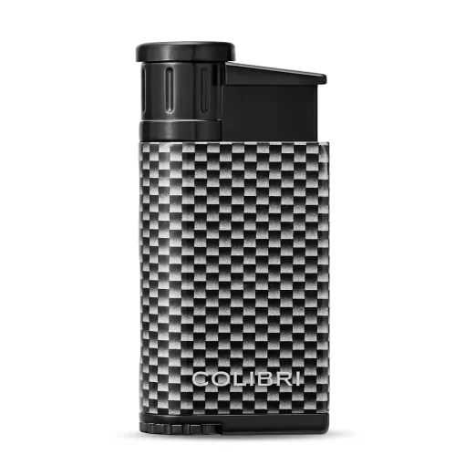 Colibri Evo Carbon White Silver Designer Lighter product image