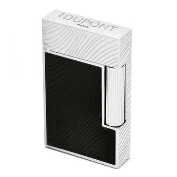 St Dupont Line 2 Horse Mane Luxury Lighter Black/Chrome product image
